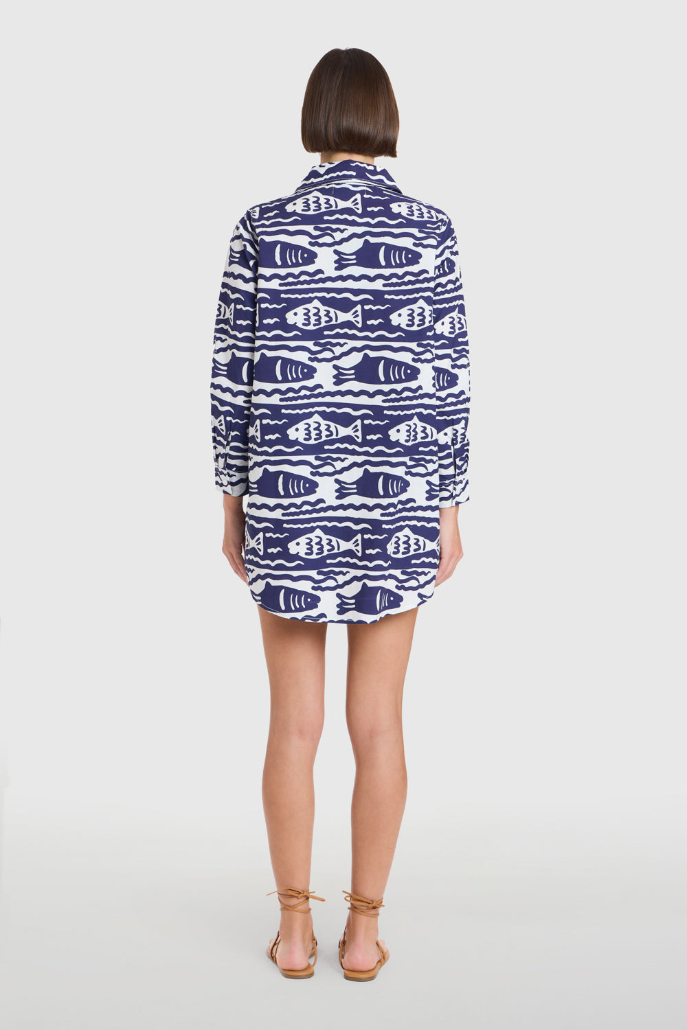 Cabana Coverup, Fish Print