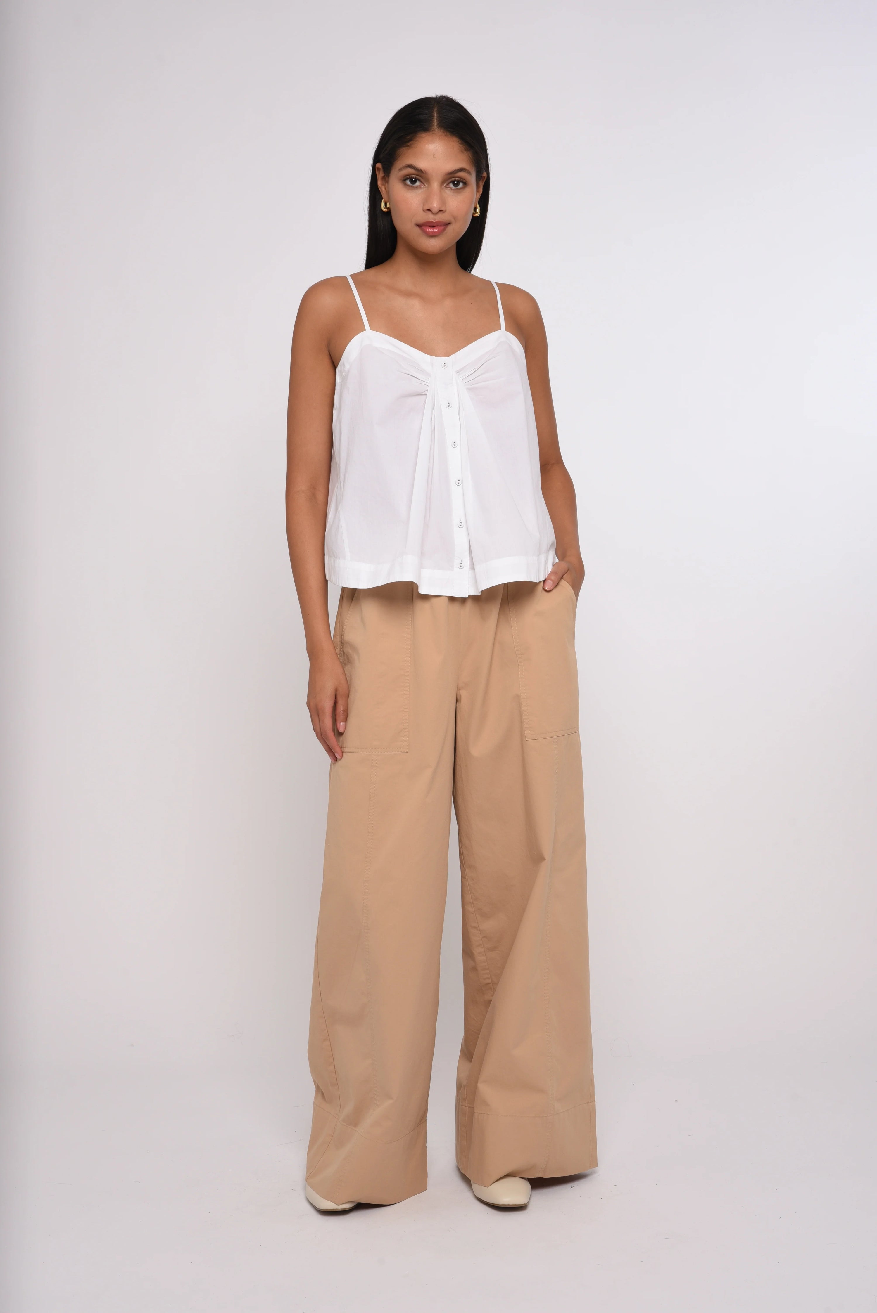 Ramona Pants in Sand Dust