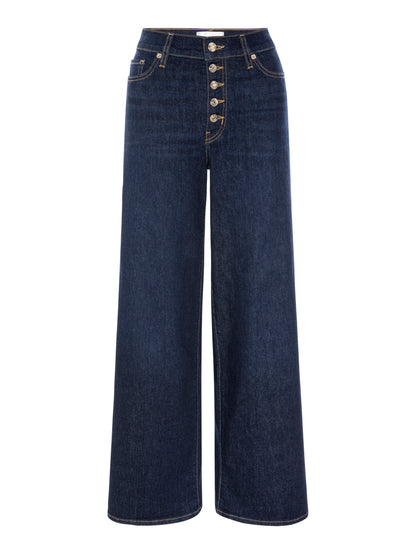 LE SLIM PALAZZO EXPOSED BUTTON