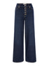 LE SLIM PALAZZO EXPOSED BUTTON