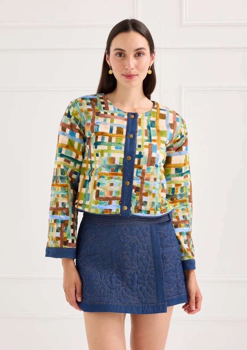 The Quinn Jacket in Quilted Denim