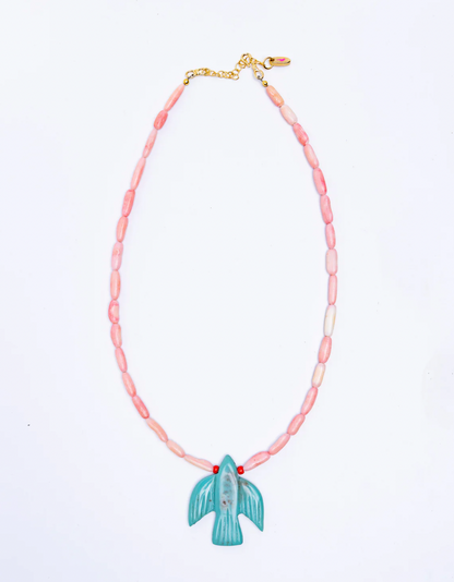 Turquoise Thunderbird Necklace