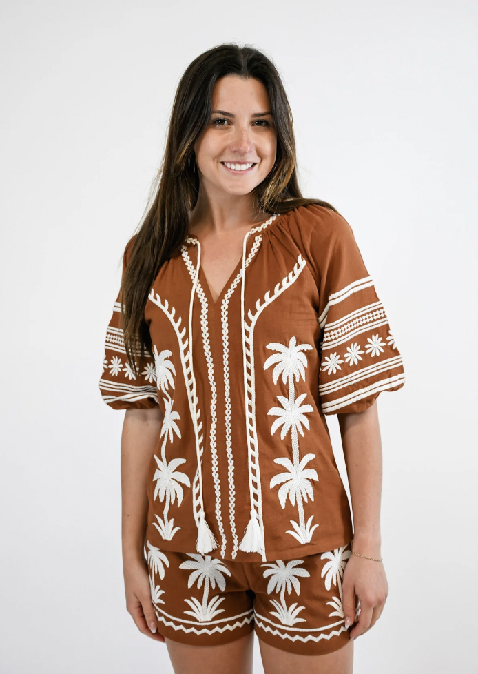 Aislinn Blouse in Umber