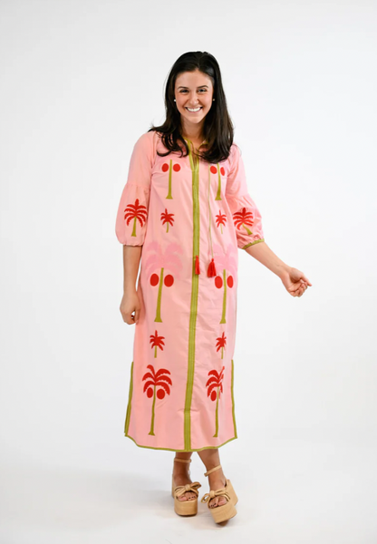Esme Dress in Pink Petals
