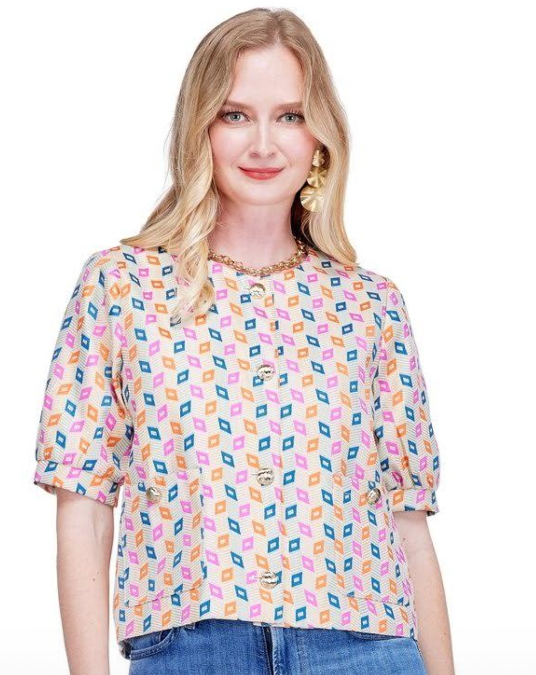 Madeline Jacket in Diamond Pop