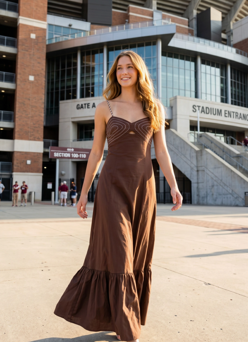 Mere Dress with Braided Shoulder Strap