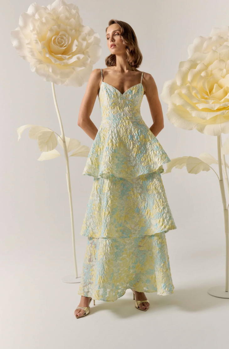 Penelope Tiered Gown
