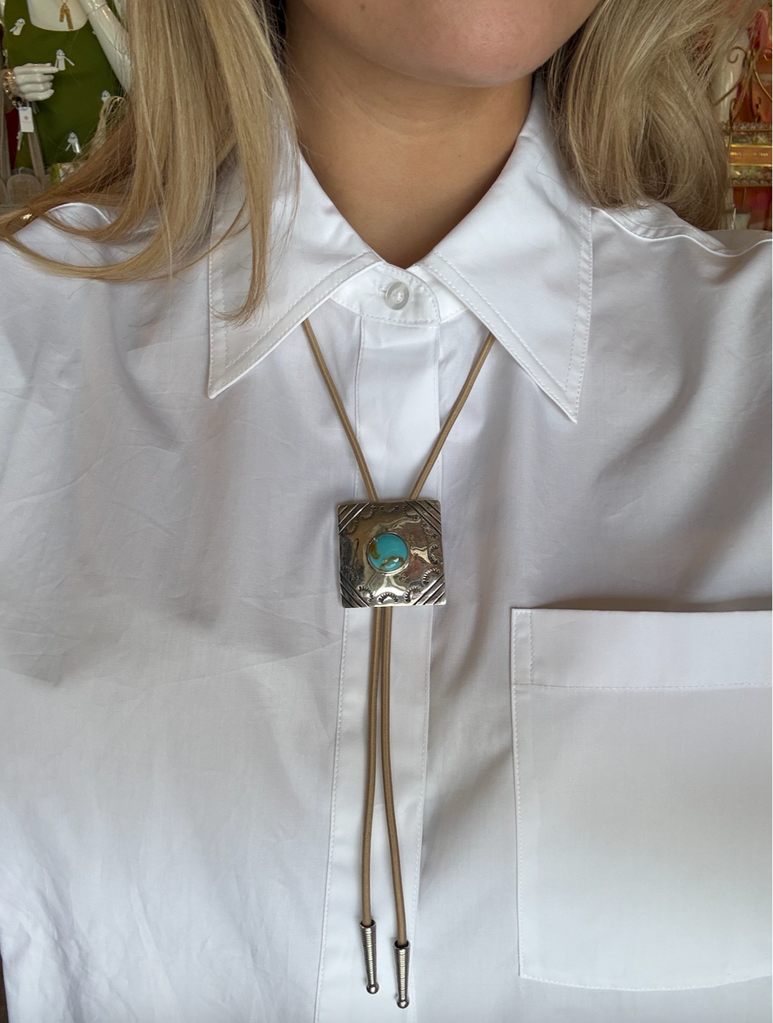 Khaki Bolo Tie