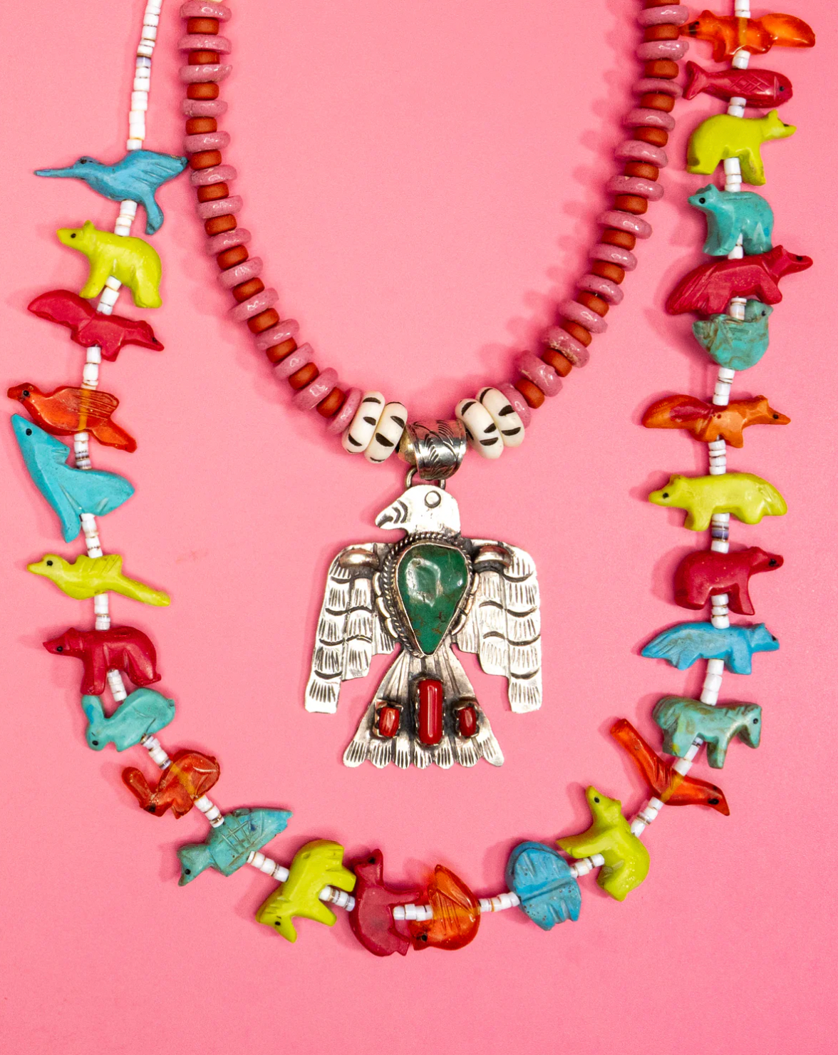 Metal Eagle Necklace