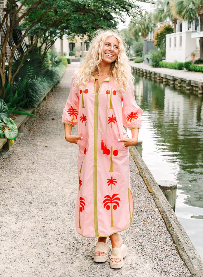 Esme Dress in Pink Petals