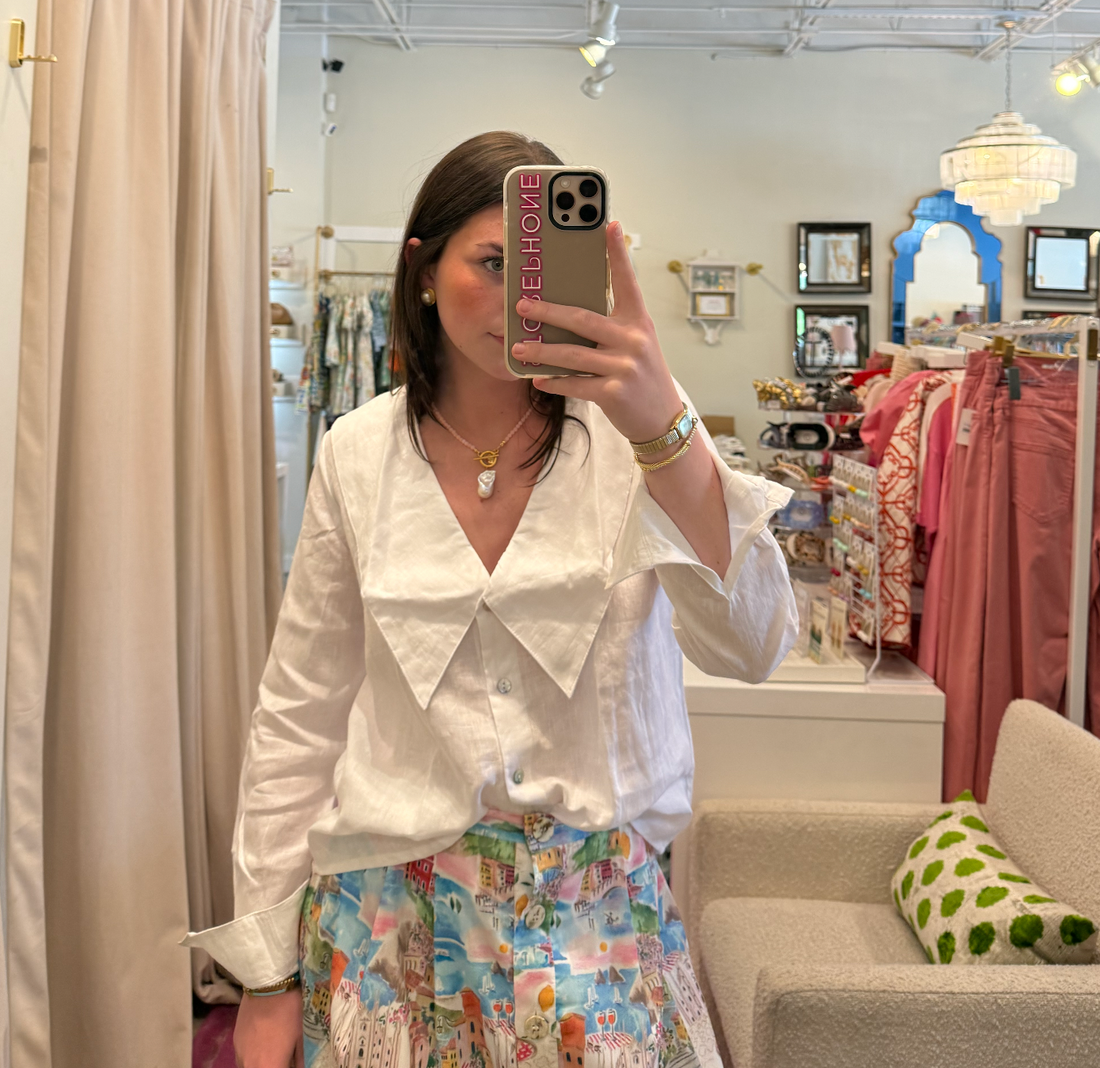 Blair Top - Linen