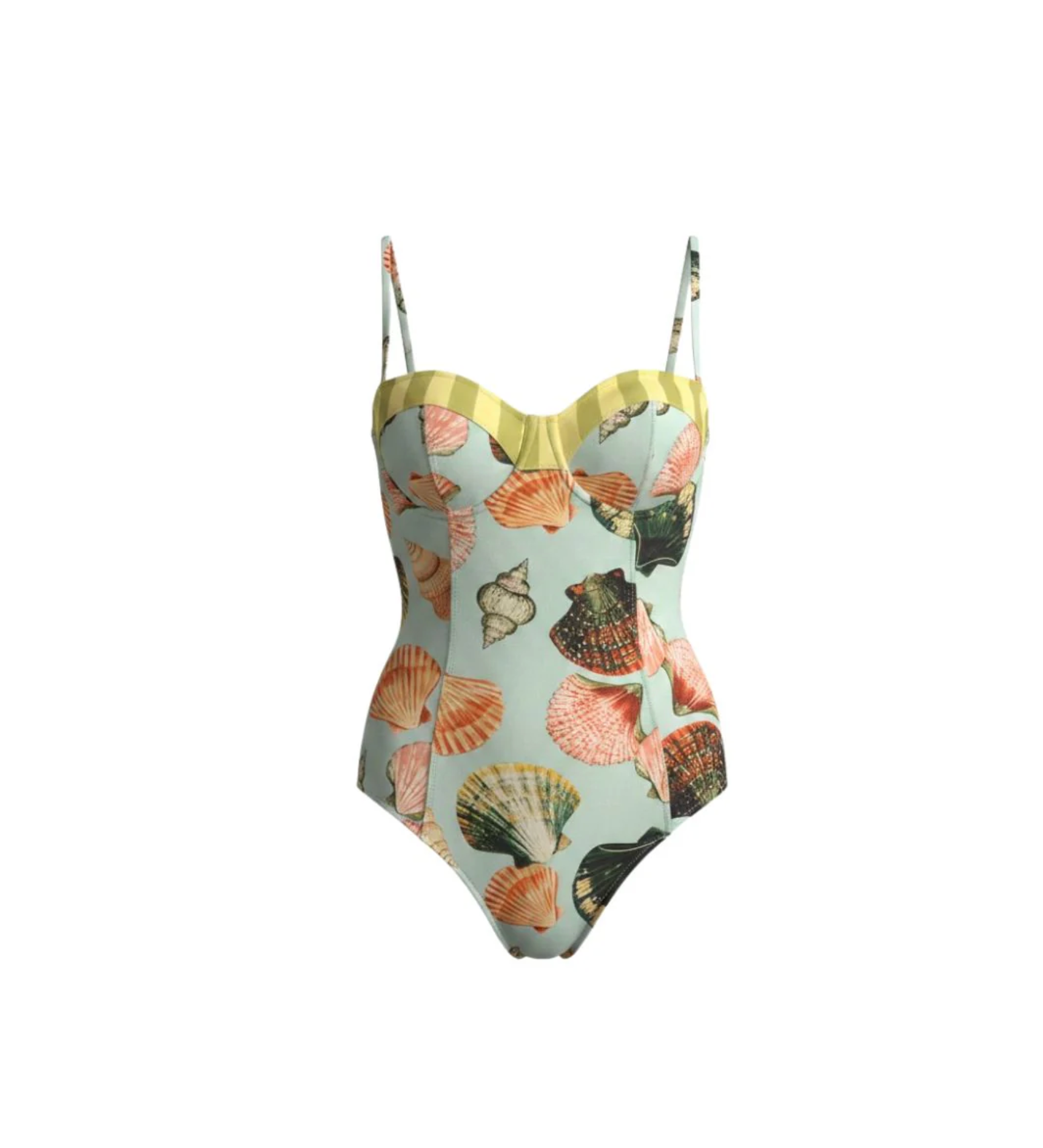 Nevis One Piece in Somers Shell Mint