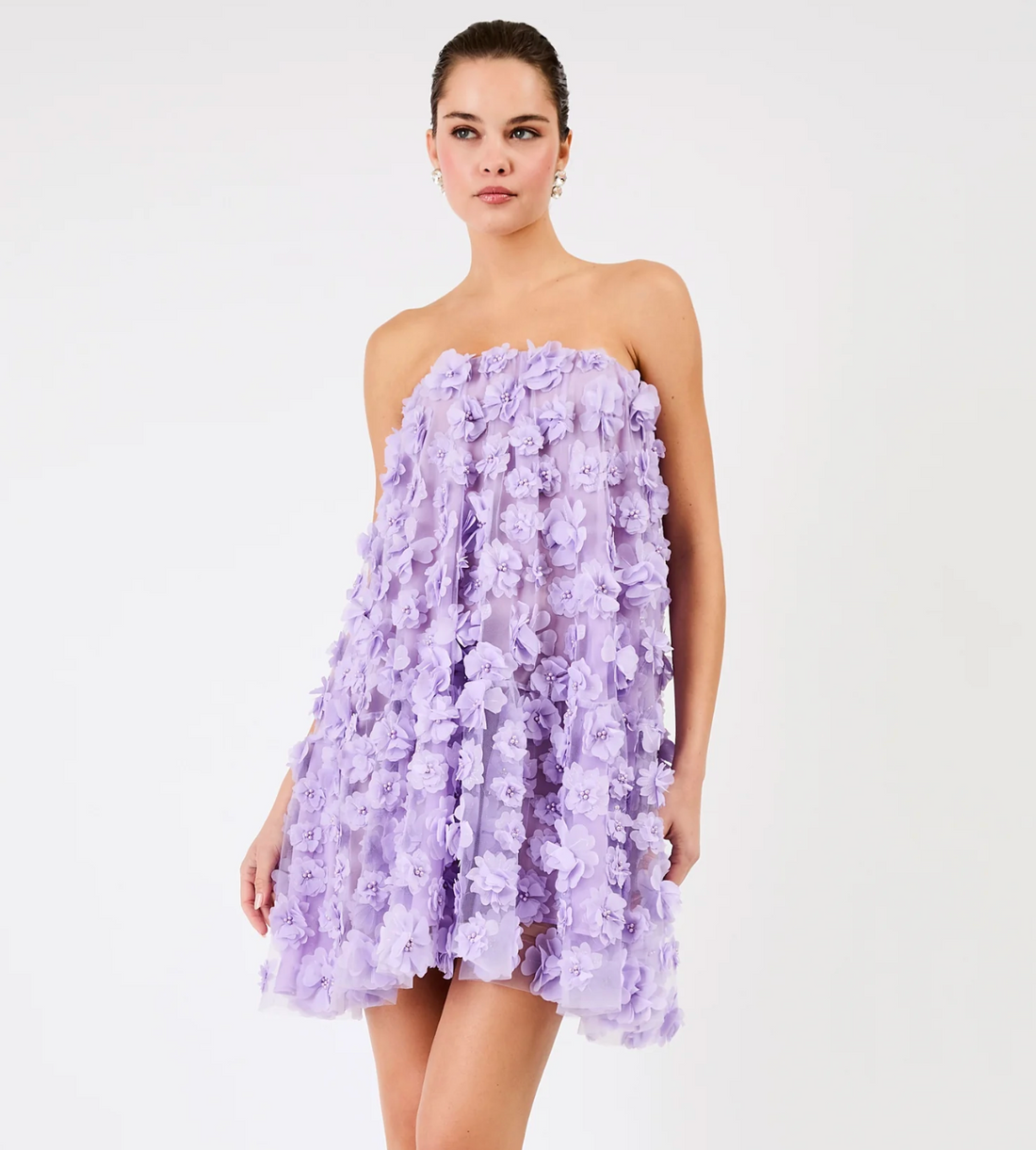 Bianca Dress in Lavender