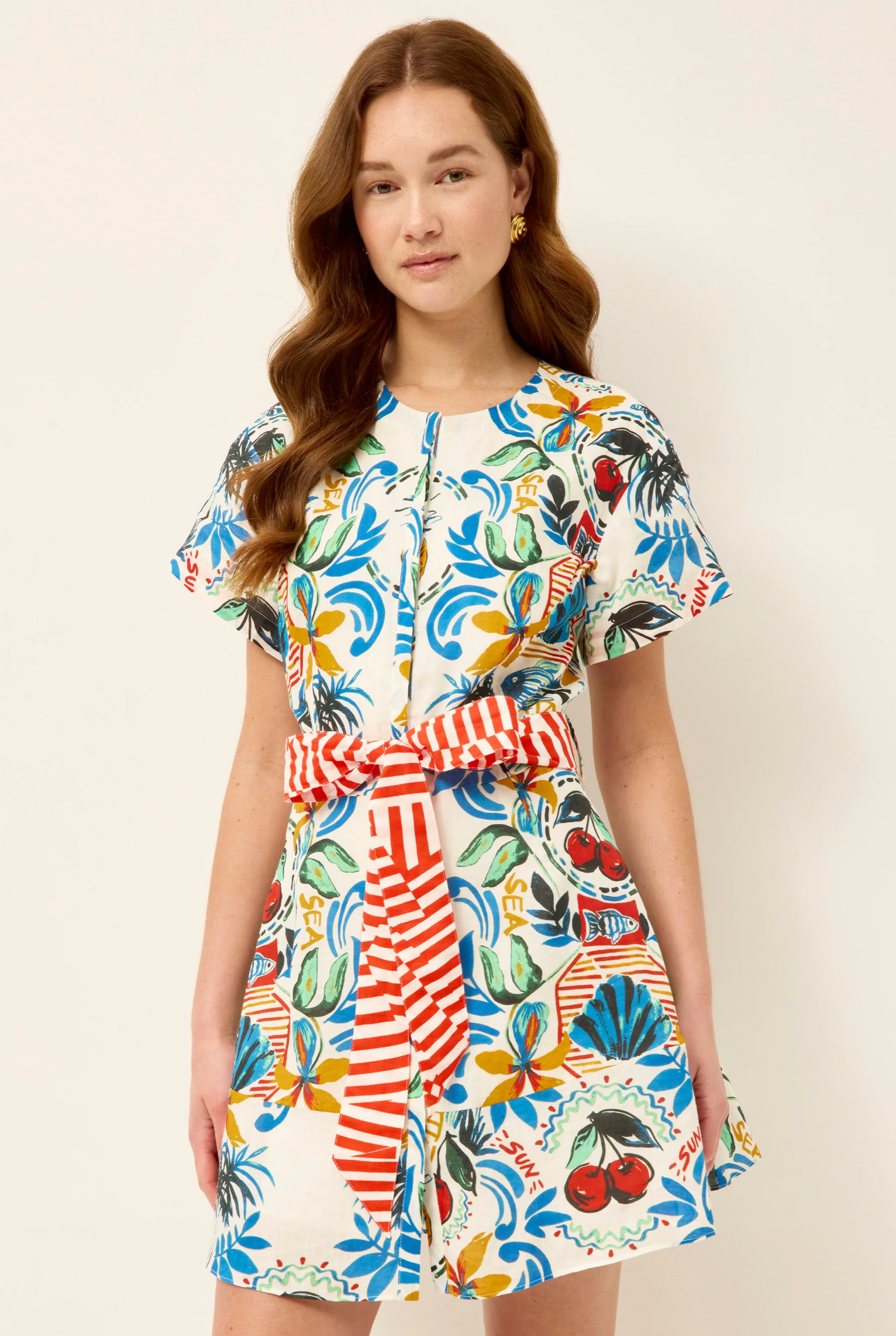 Sable Dress in Floragram