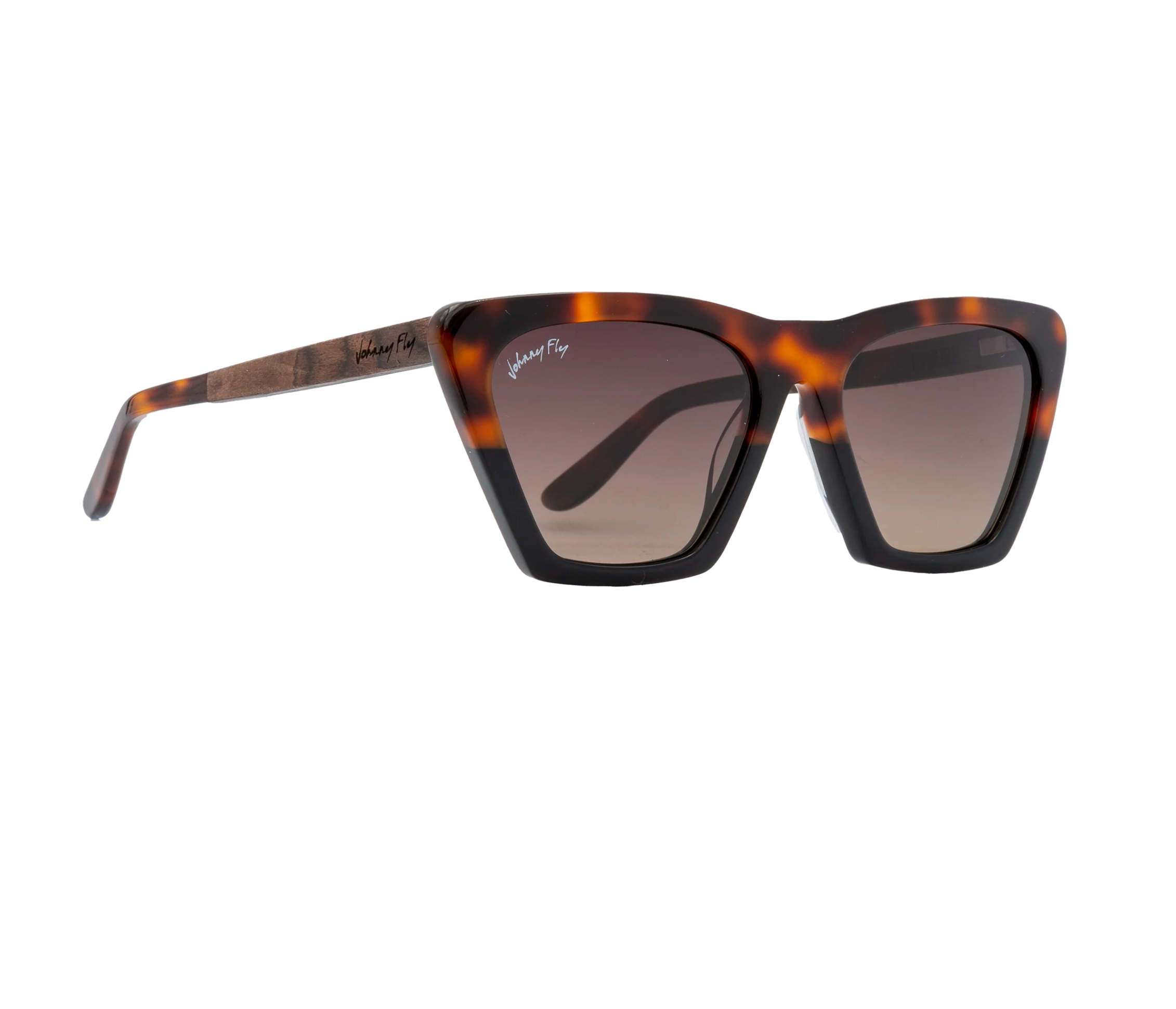 Figure - Split Tortoise / Brown Gradient Polarized