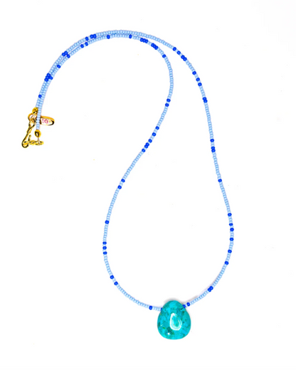 Turquoise Triangle Drop