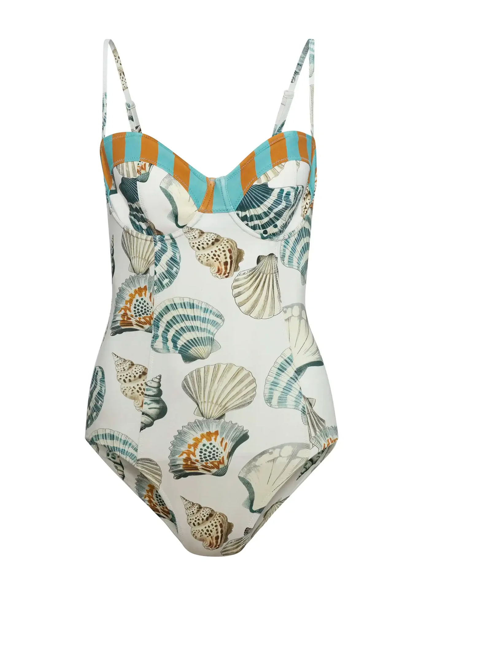 Nevis One Piece in Somers Shell Cream