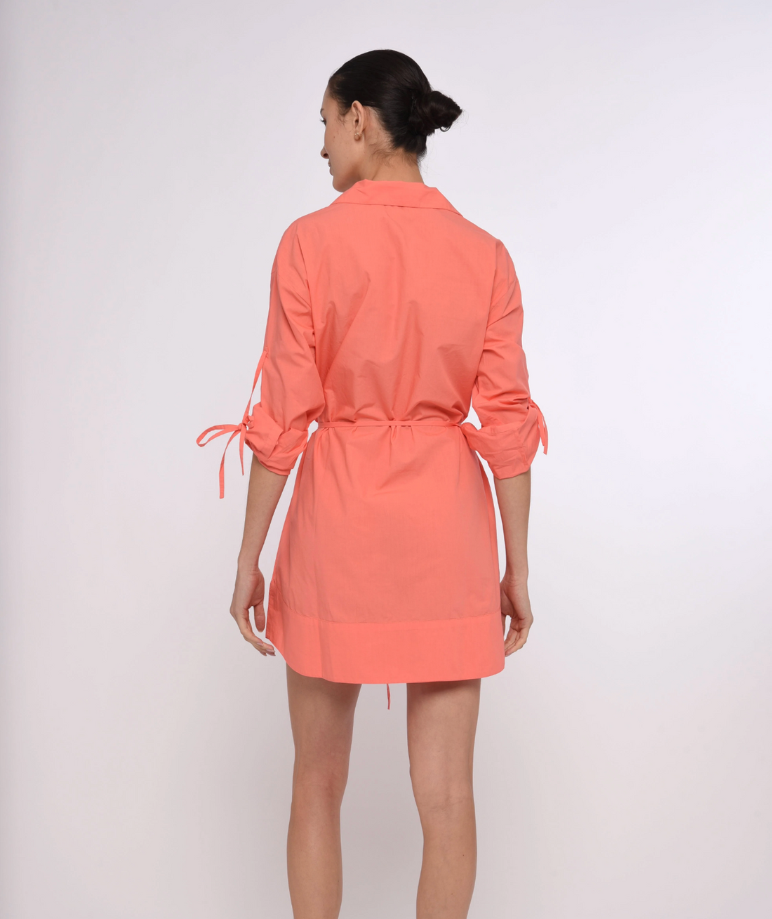 Shannon Mini Dress in Georgia Peach