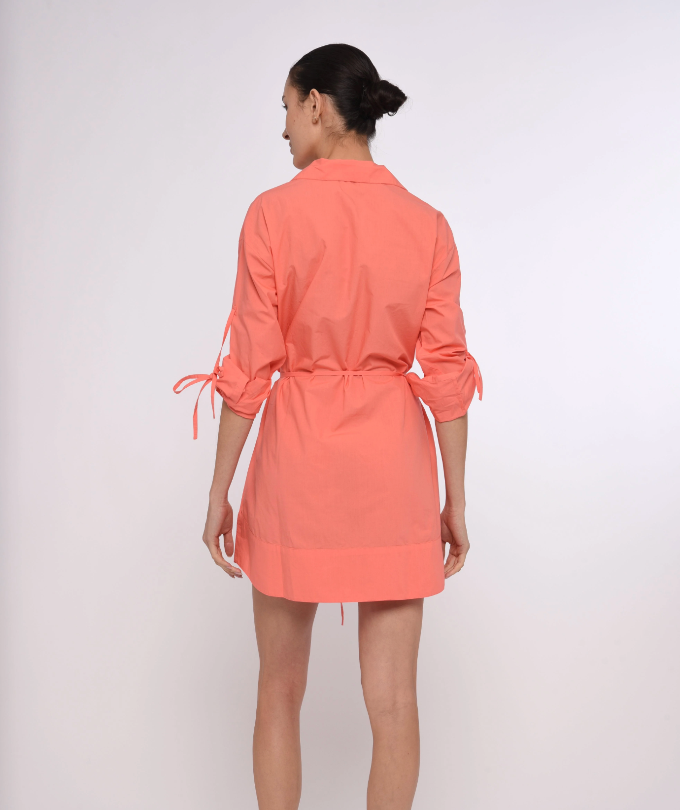 Shannon Mini Dress in Georgia Peach