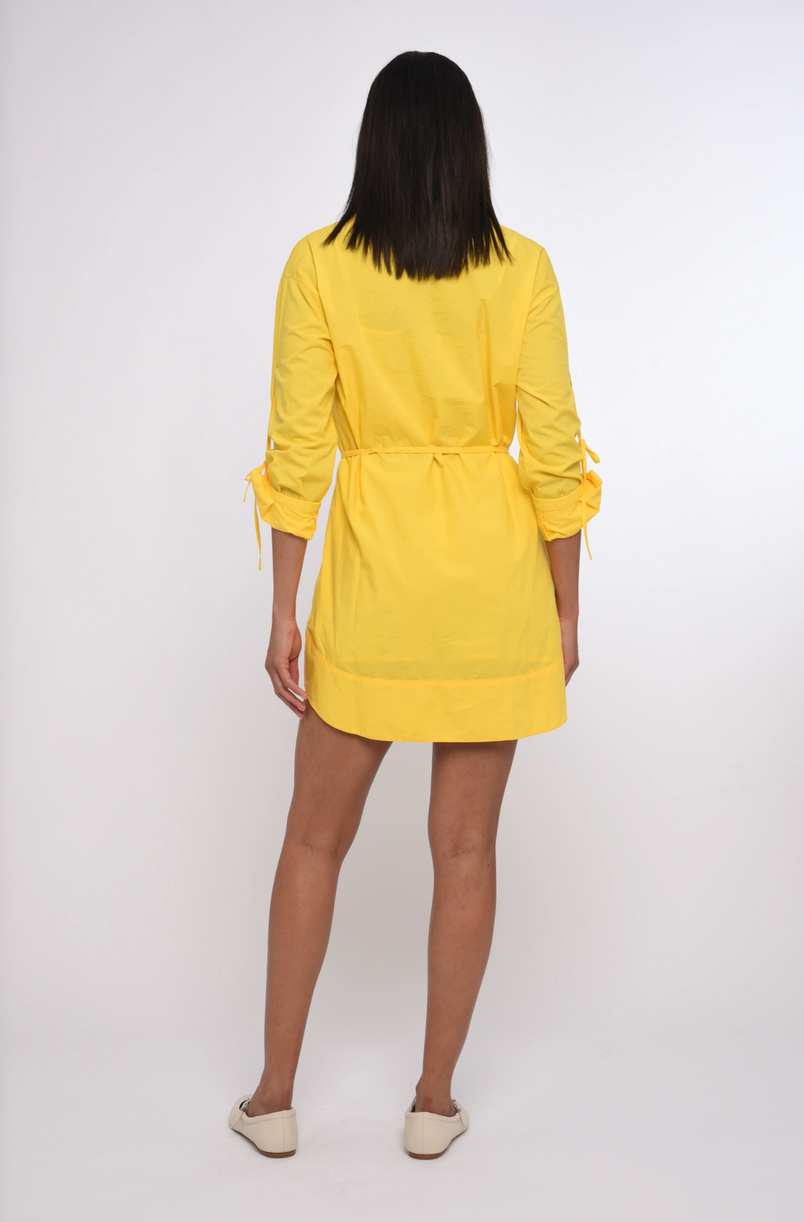 Shannon Mini Dress in Vibrant Yellow