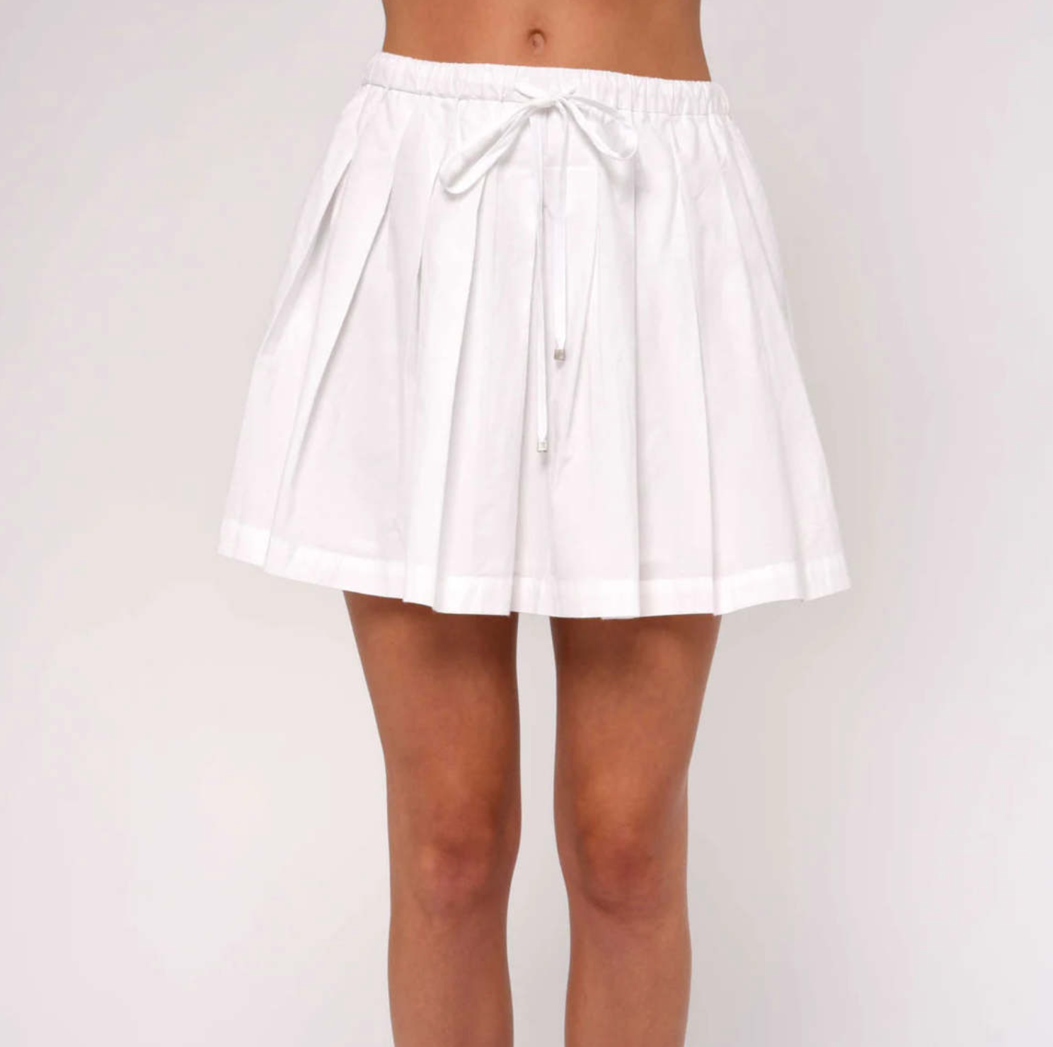 Ansleigh Mini Skirt in Bright White