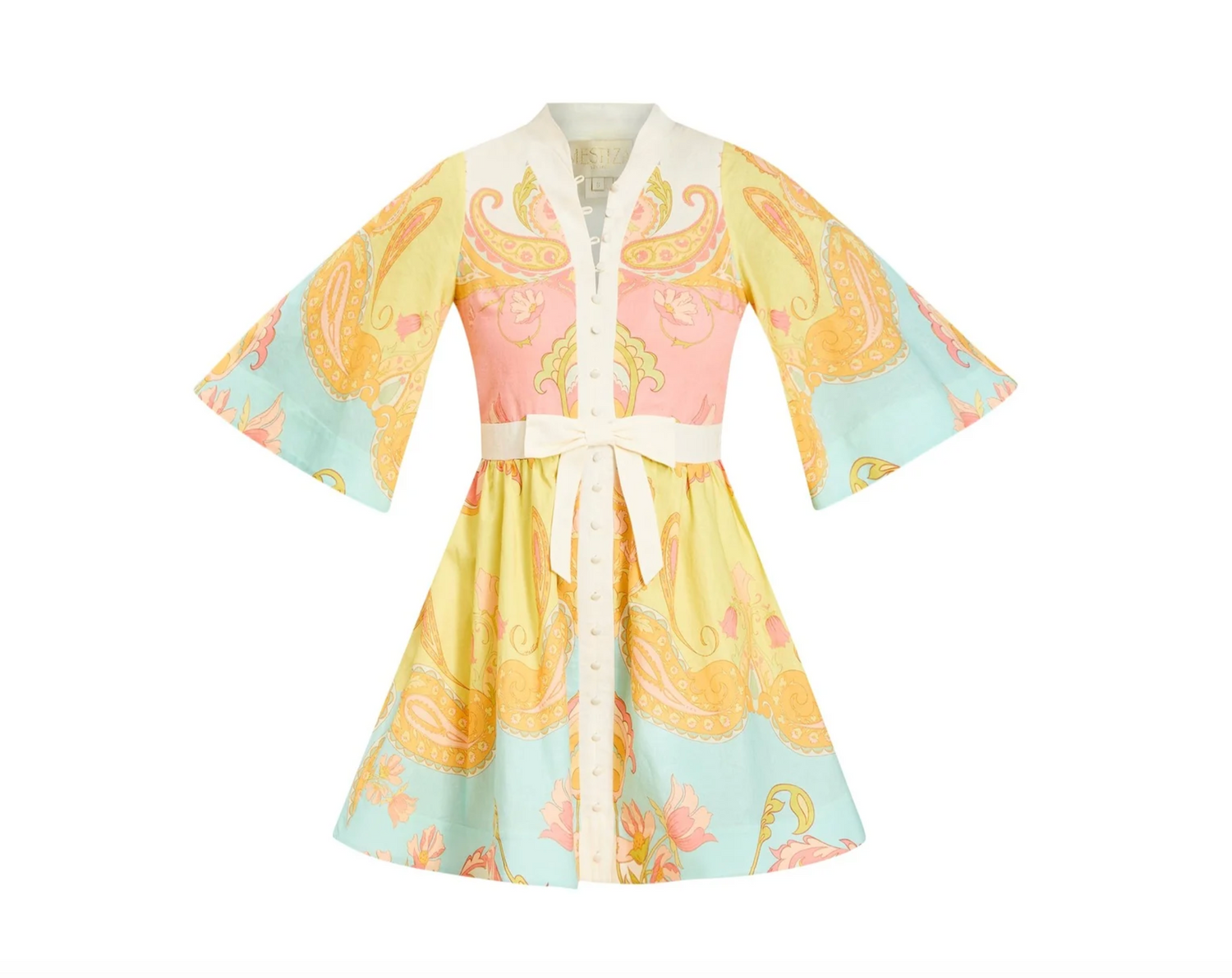 Carmen Mini Dress in Venetian Paisley