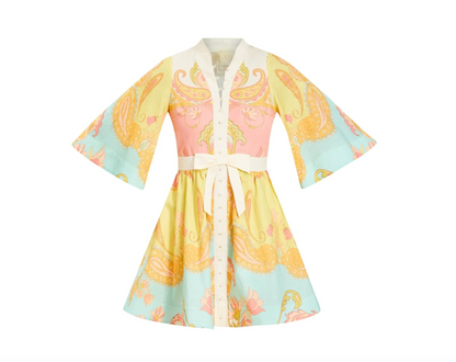 Carmen Mini Dress in Venetian Paisley