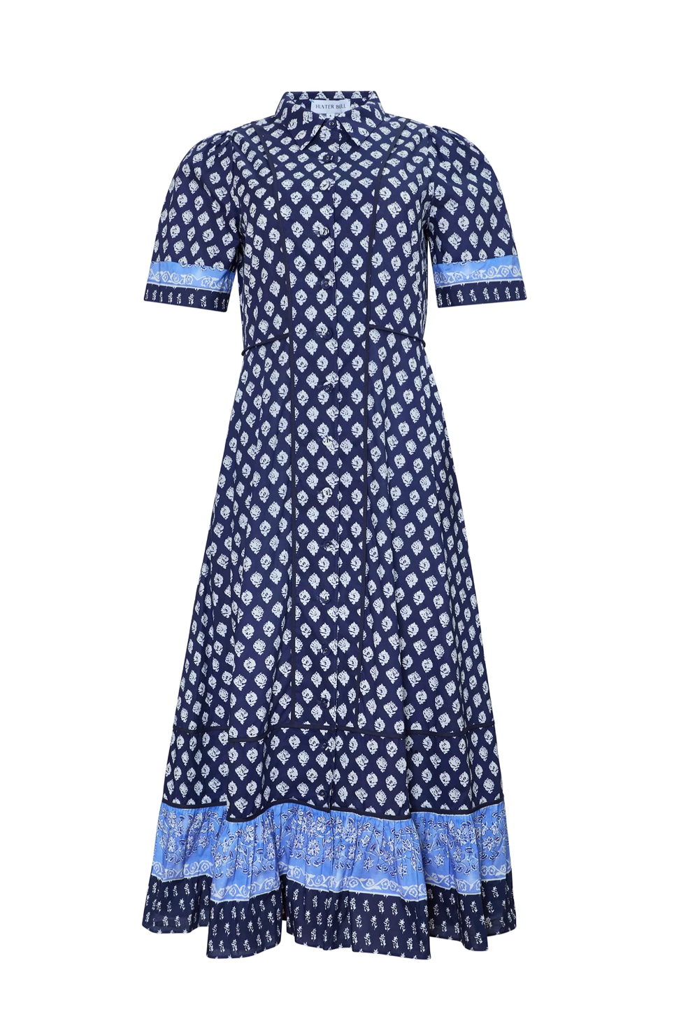 Greta Dress in Thistle &amp; Vine Blue