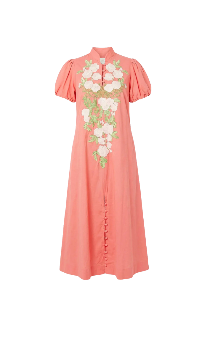 Elliana Midi Dress in Fresco Sunset