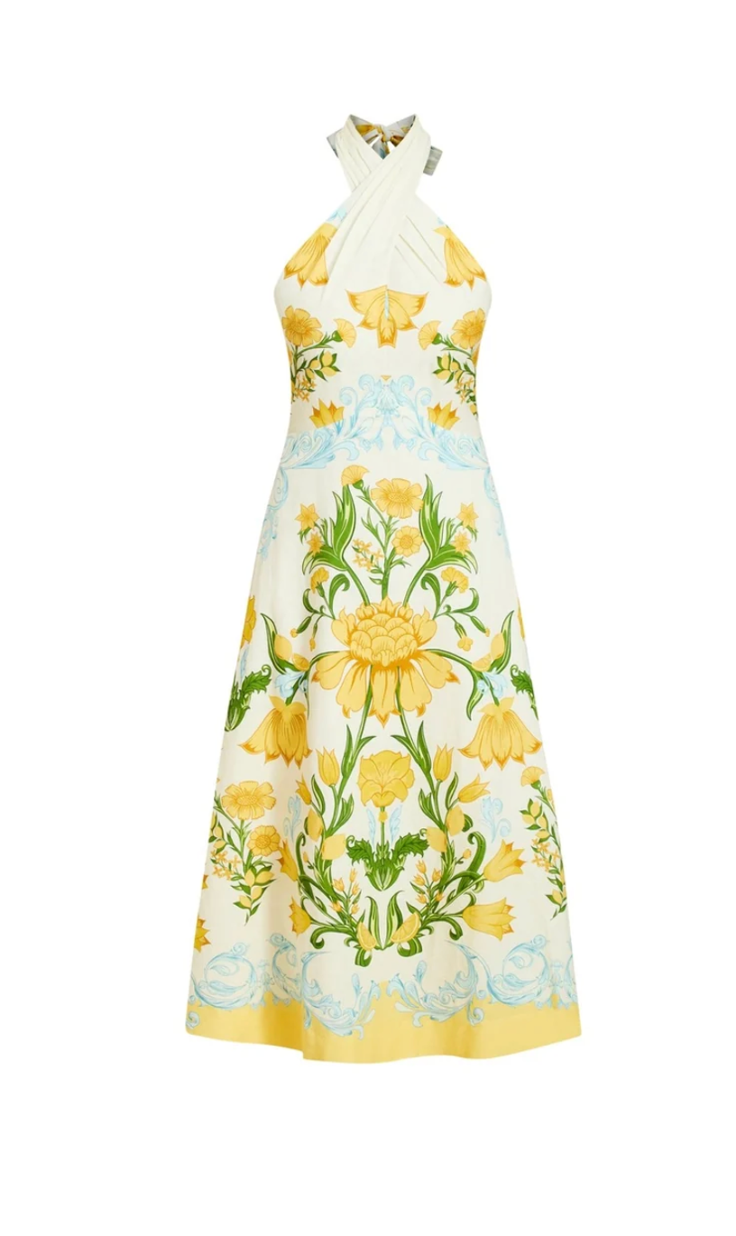 Copacabana Halter Midi Dress