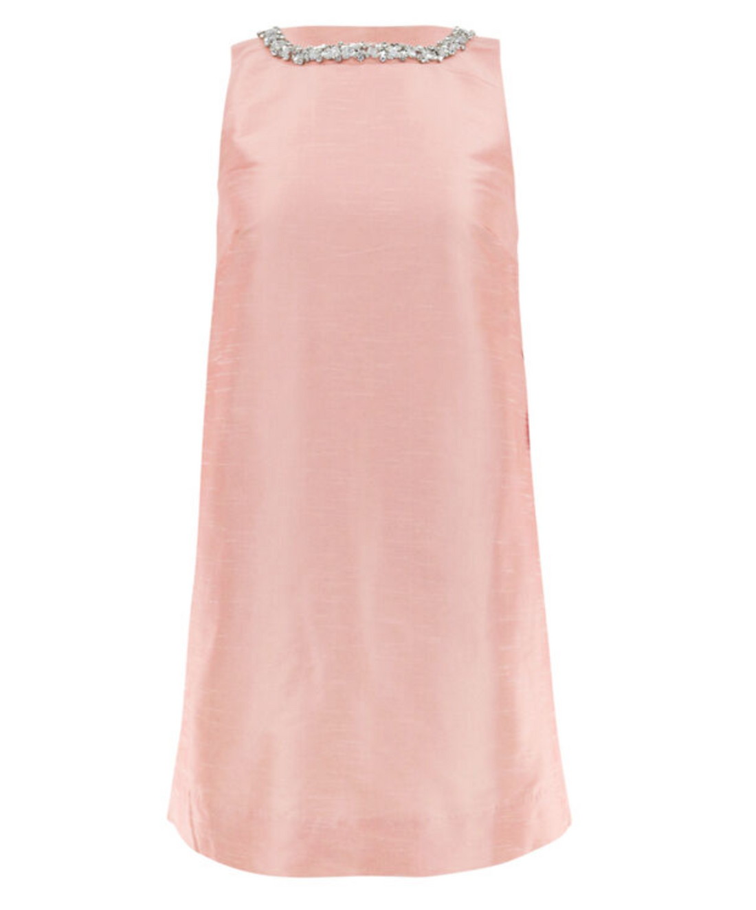 Manhattan Embellished Shift Dress in Rose Pink
