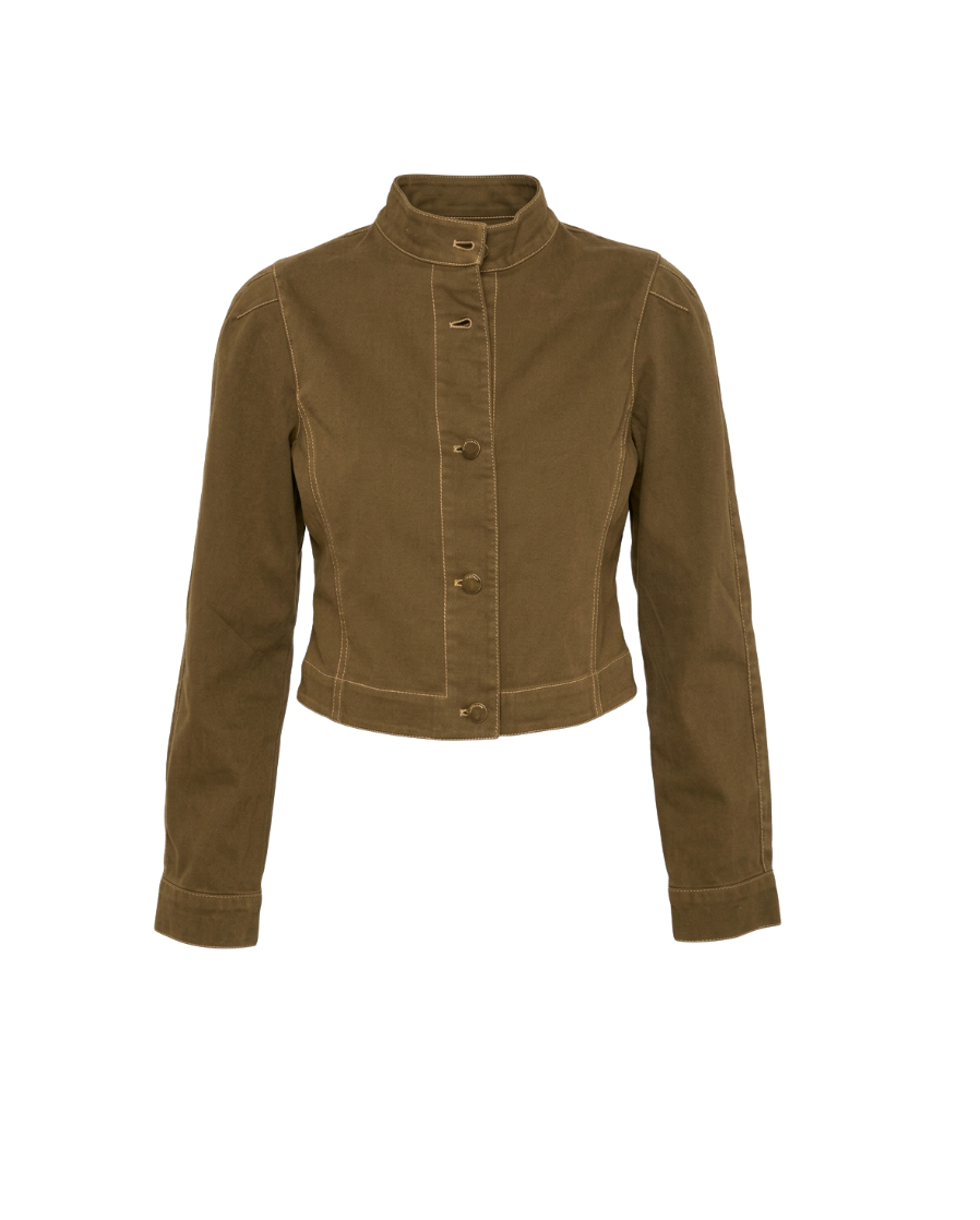 Bonnie Jacket in Ivy Green Denim