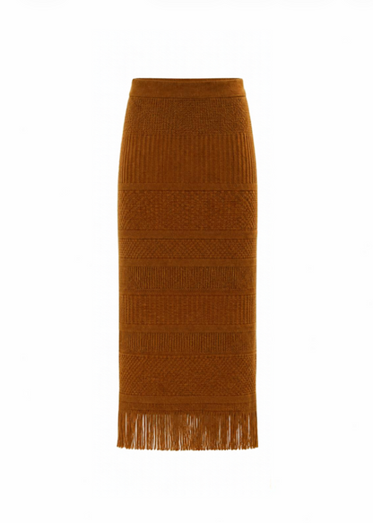 Birdie Skirt in Saddle