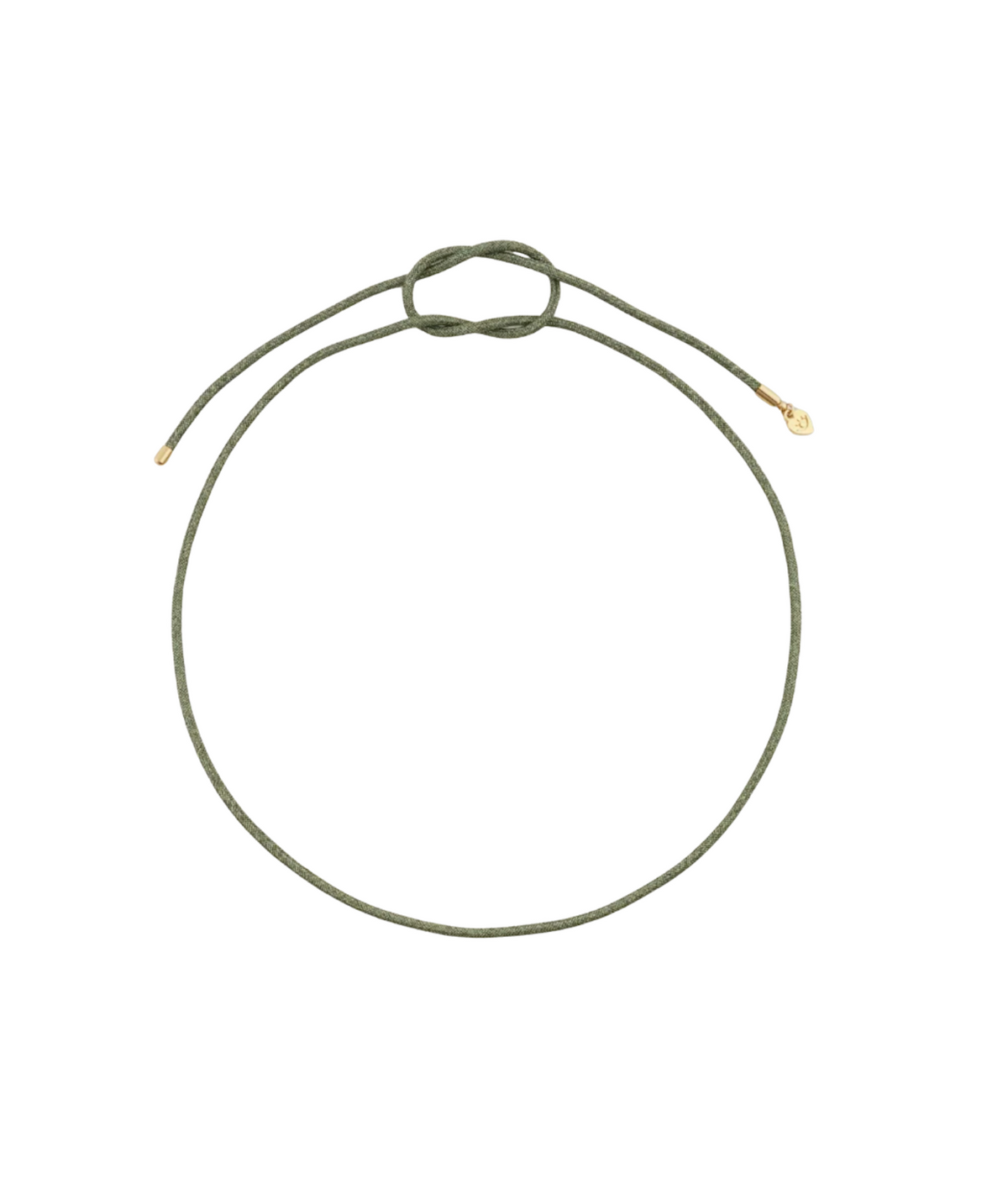 Green Lurex Necklace Cord