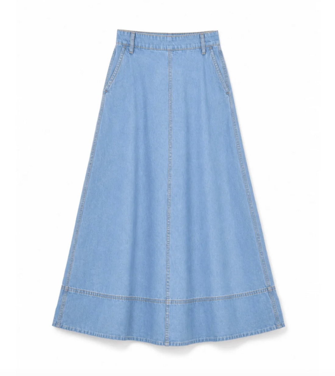 Asbury Skirt in Denim