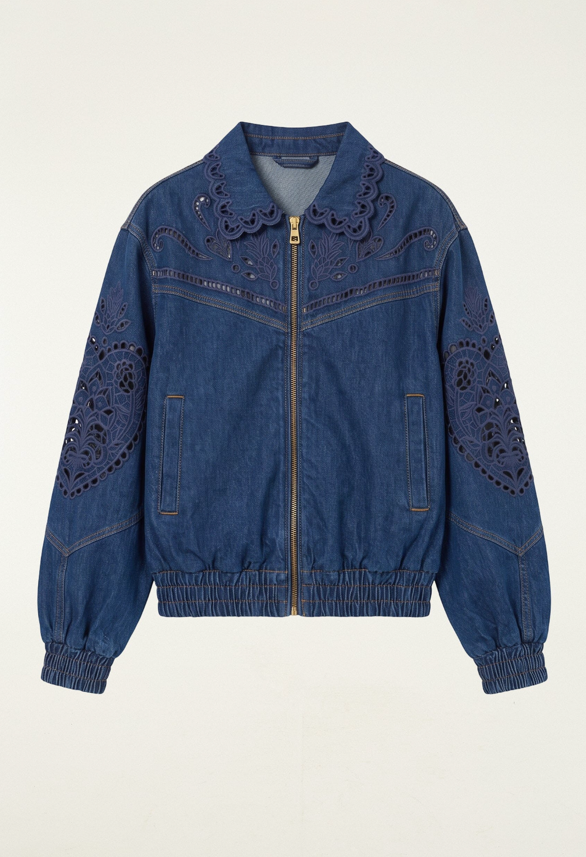 Denim Richileu Heart Jacket