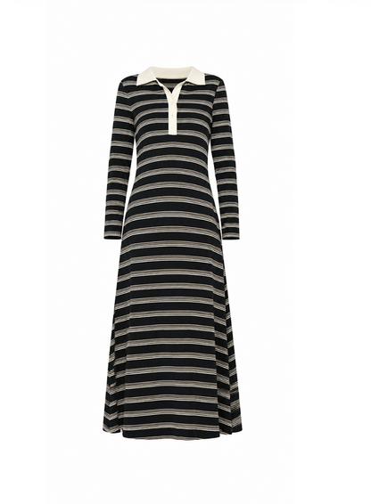 Faye Knit Dress in Multi Stripe