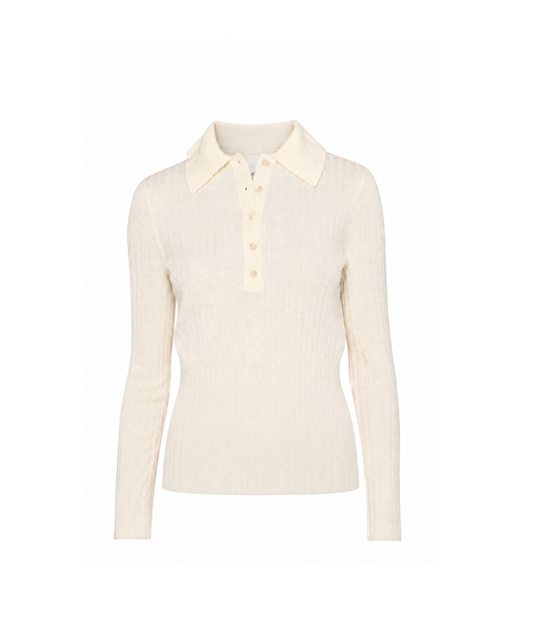 Riley Long Sleeve Tee in Ivory
