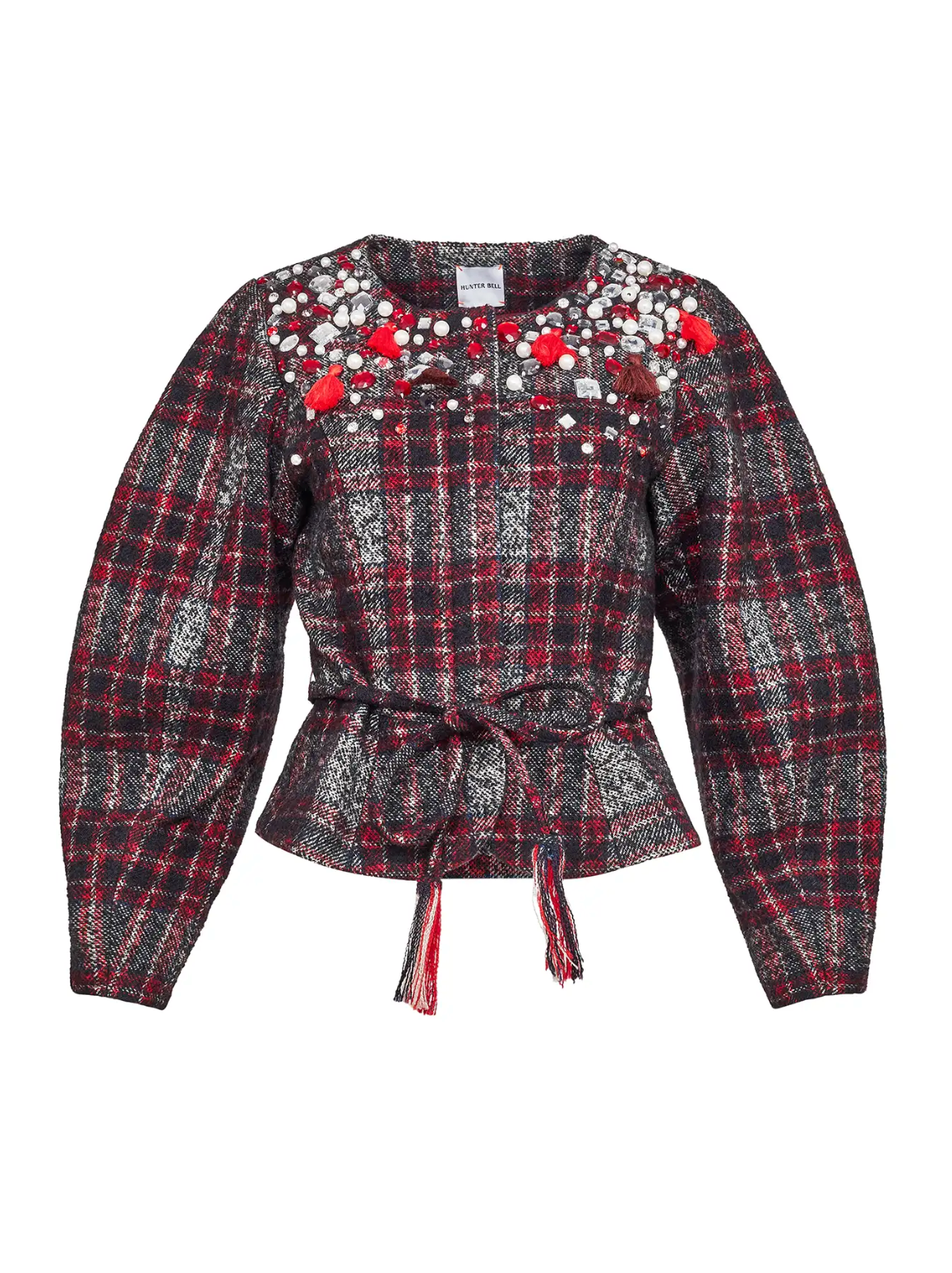 Bonham Jacket in Parlour Plaid Garnet