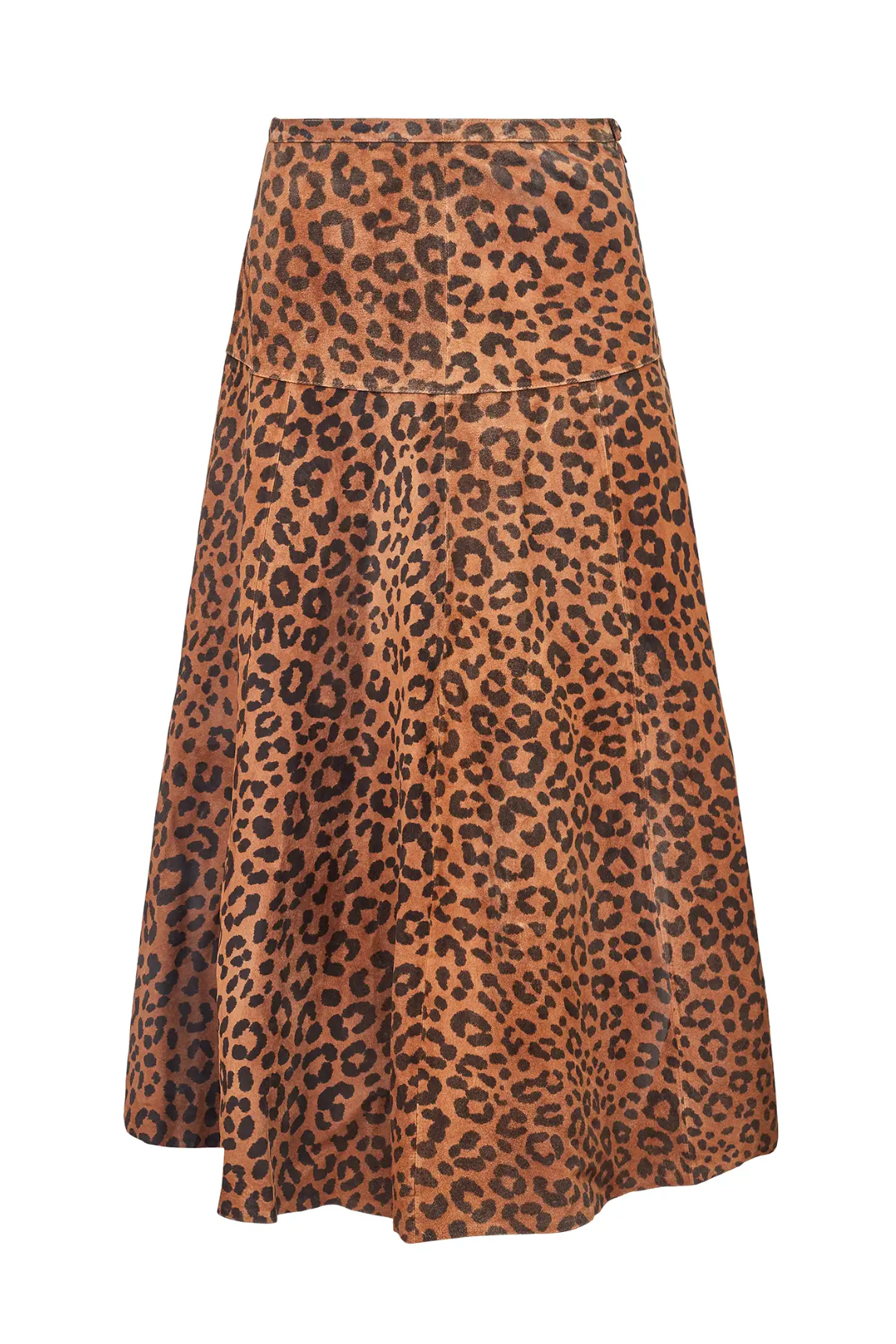 Ida Skirt in Soho Leopard Camel