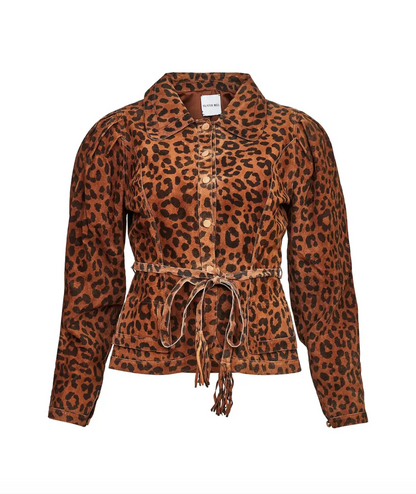 Murphey Jacket in Soho Leopard Camel