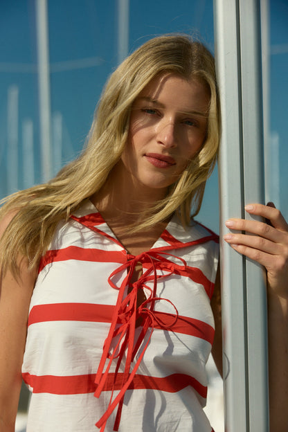 Crew Dress, Beacon Stripes