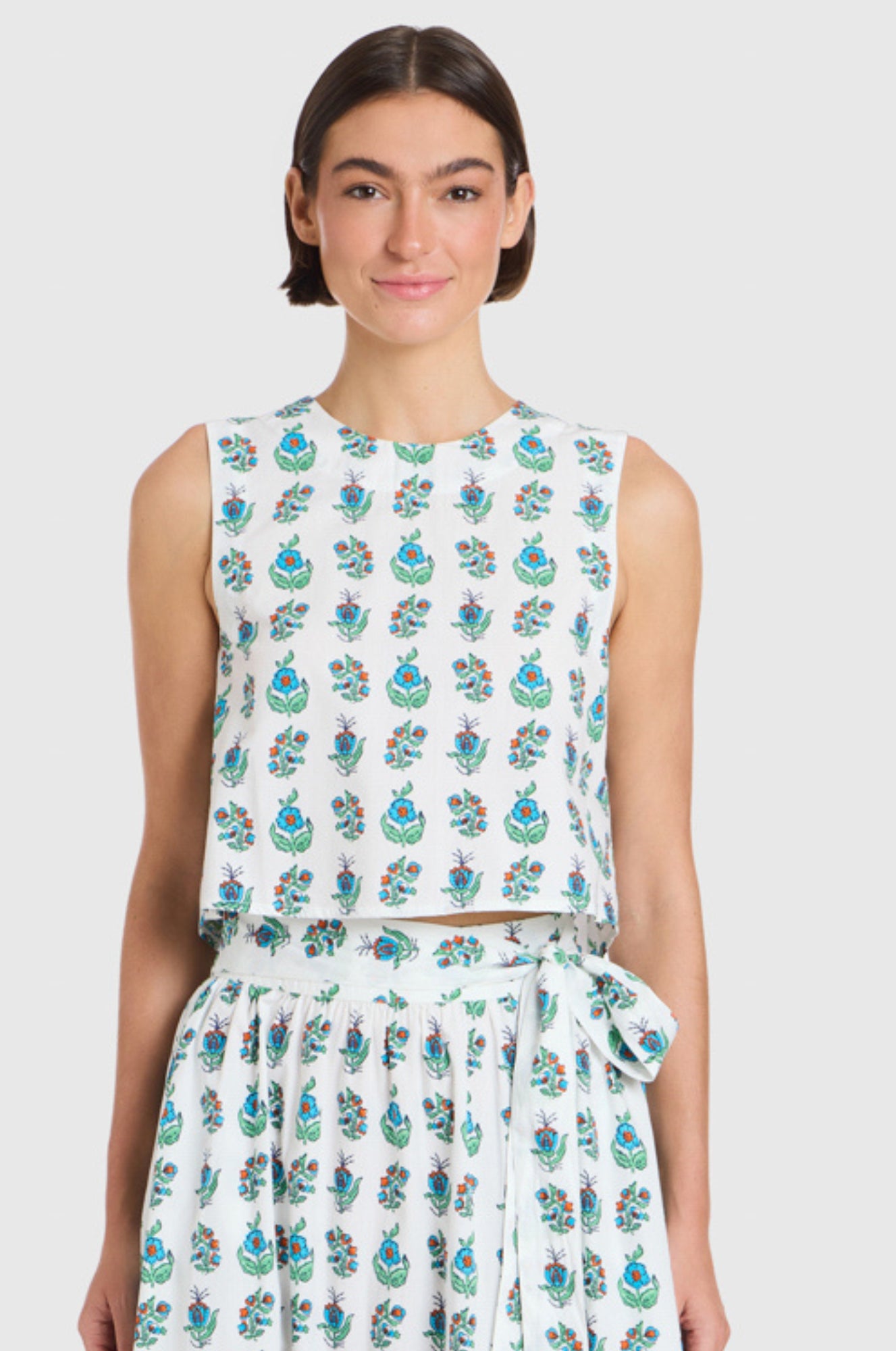 Crop Top, Beach Sprigs