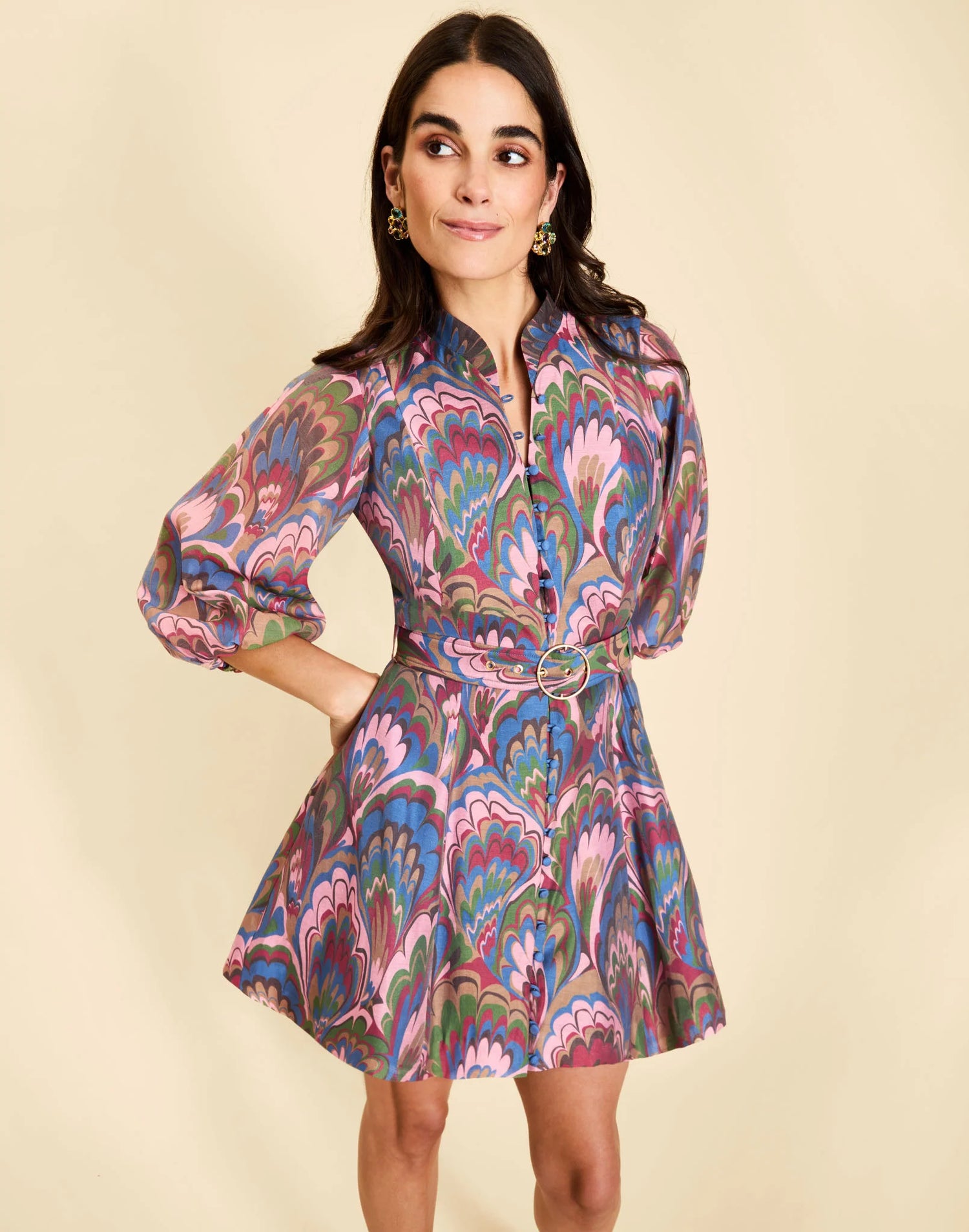 Valencia Mini Dress in Twilight