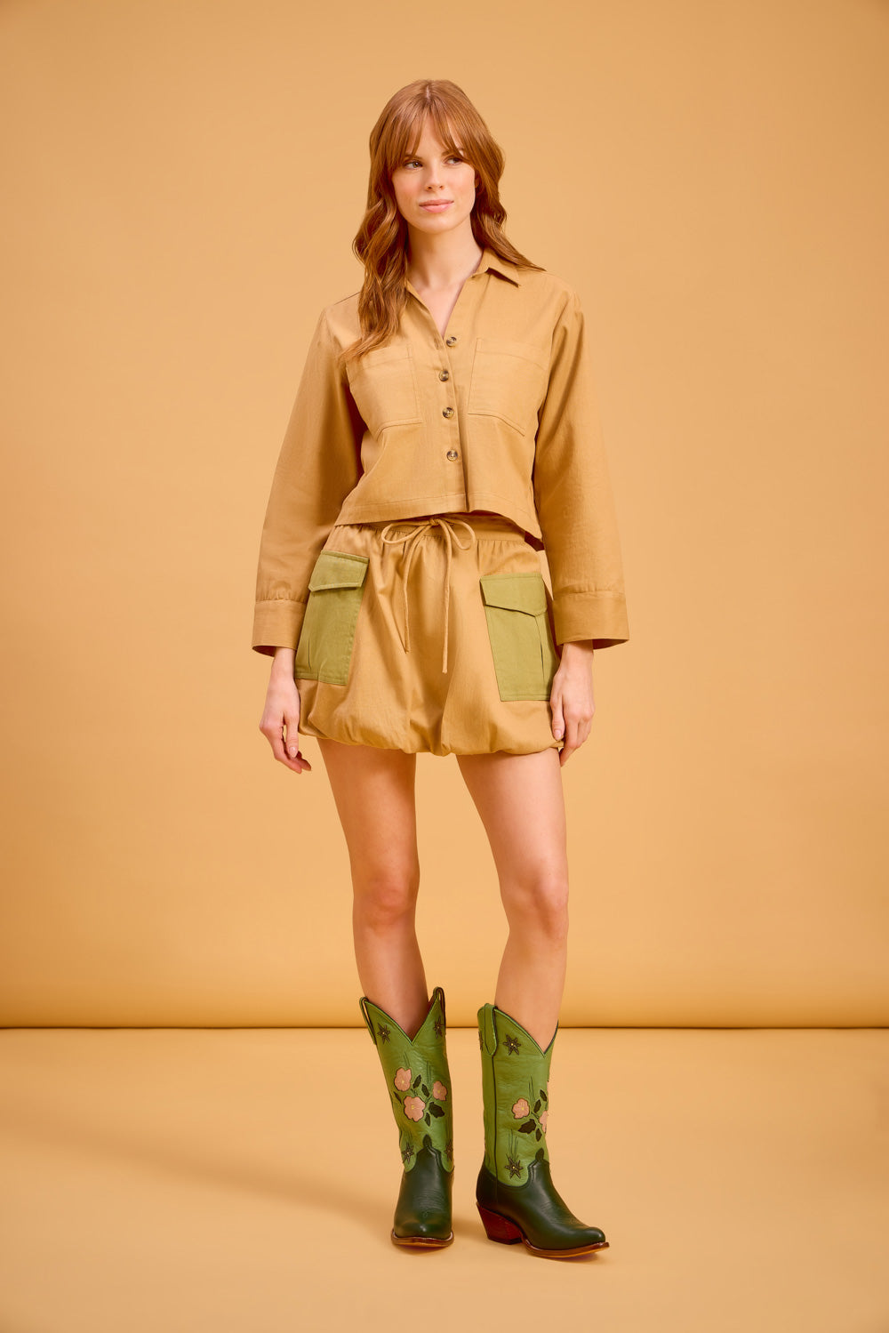 Taylor Skirt, Tan