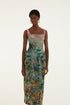 PETRICOR MULTICOLOR SLEVELESS MAXI DRESS
