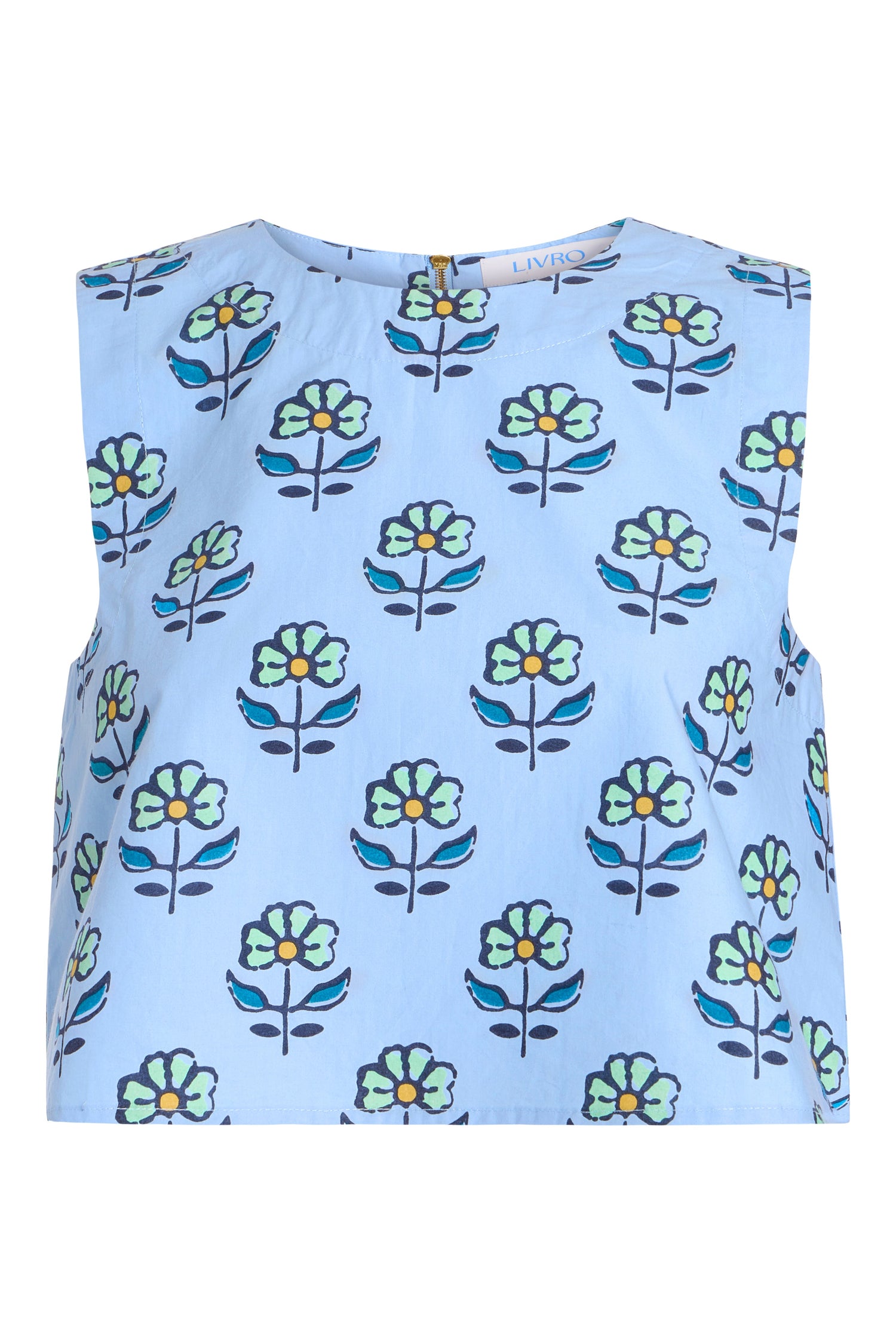 Crop Top, Orchid Sprigs