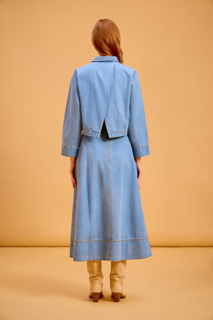 Asbury Skirt, Denim
