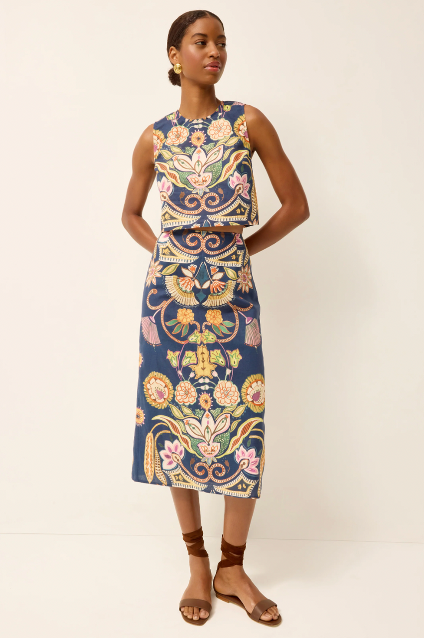 Sutton Skirt in Neptune