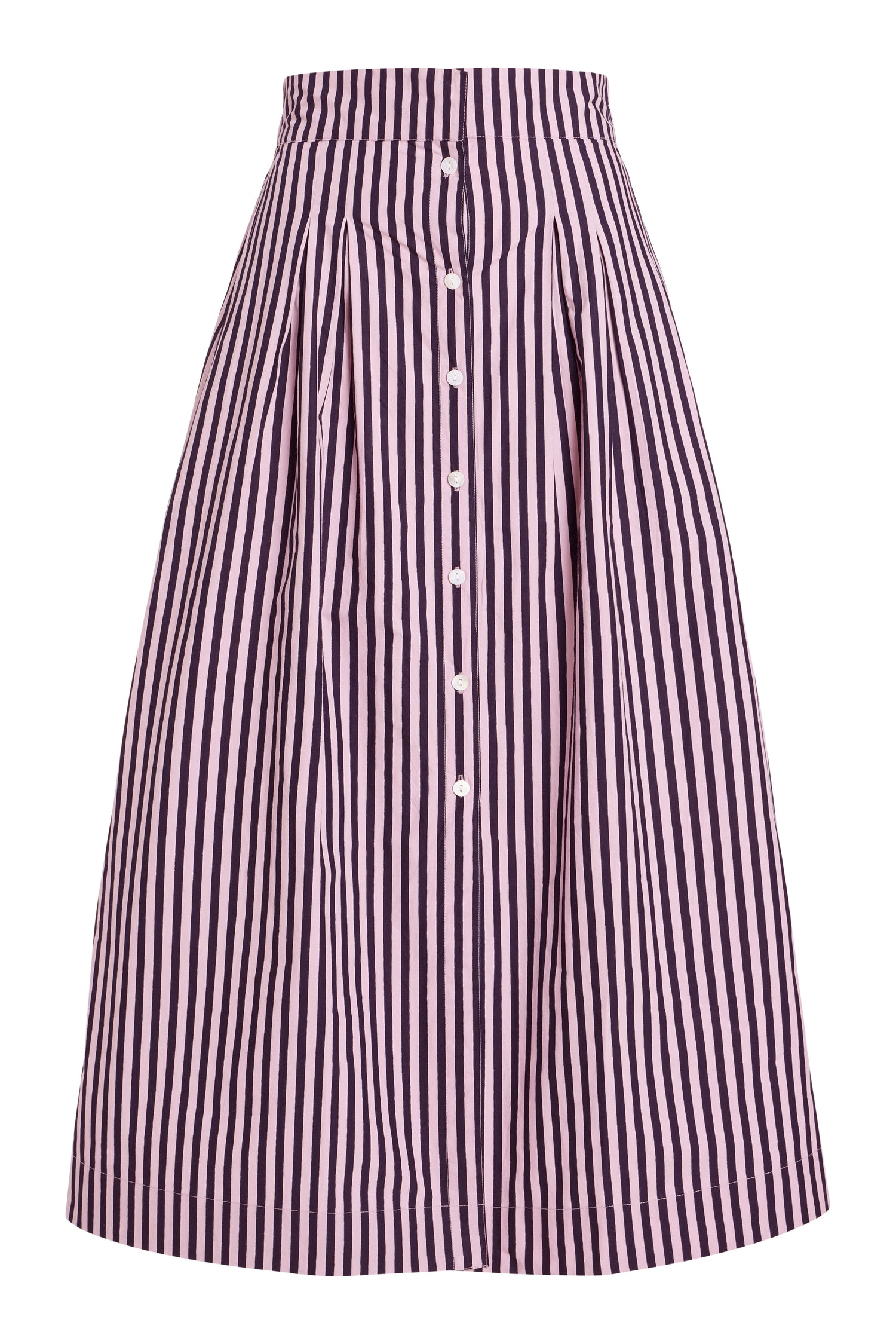 Scout Skirt, Lilac Pinstripe